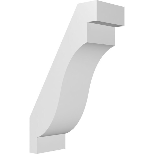 Ekena Millwork 3-in. W x 6-in. D x 10-in. H Copenhagen Architectural Grade PVC Knee Brace BRCP03X06X10CHG - main
